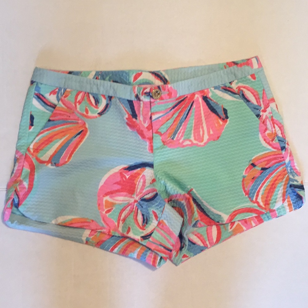 Lilly Pulitzer Floral Vibrant Summer Shorts- Size4